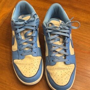 Nike Light Blue and Cream Athletic Shoes